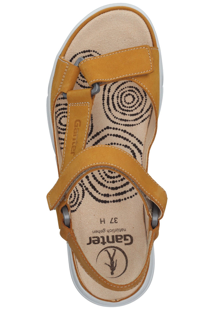 Ganter Sandalen Nubukleder Gelb