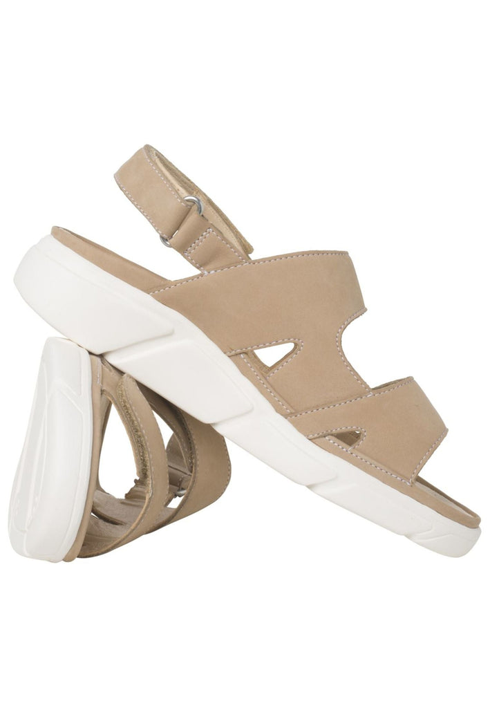 Ganter Sandalen Nubukleder Hellbraun