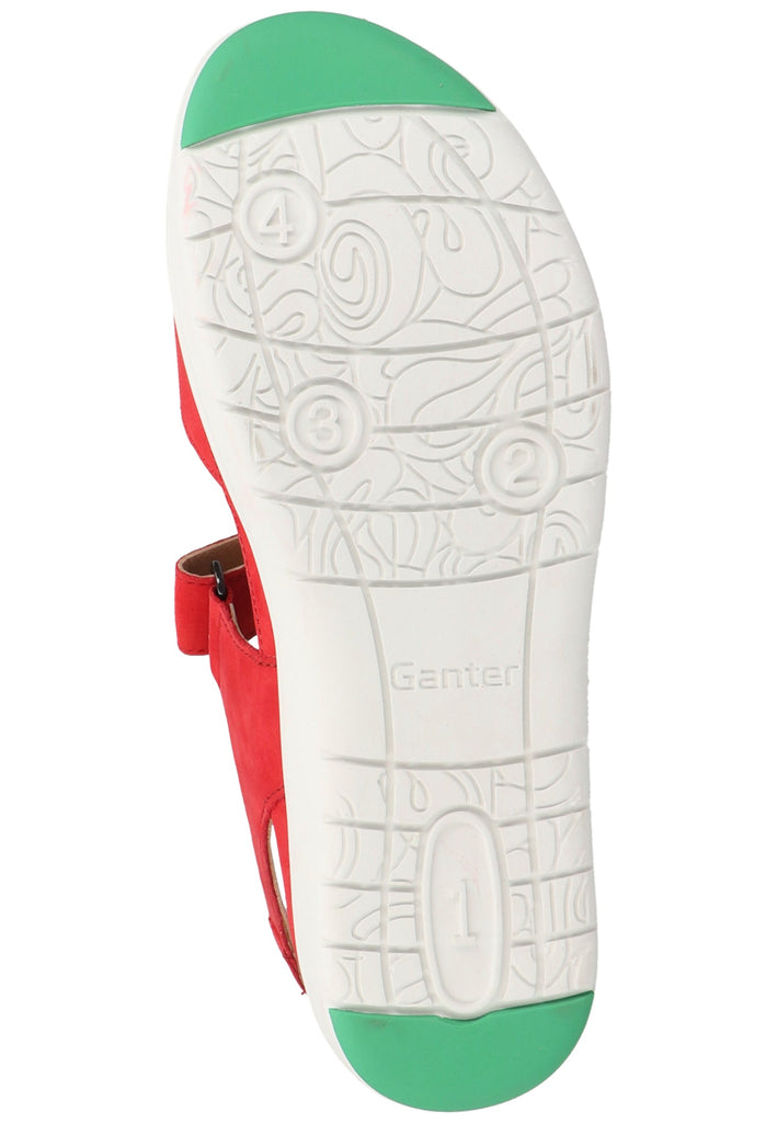 Ganter Sandalen Nubukleder Rot