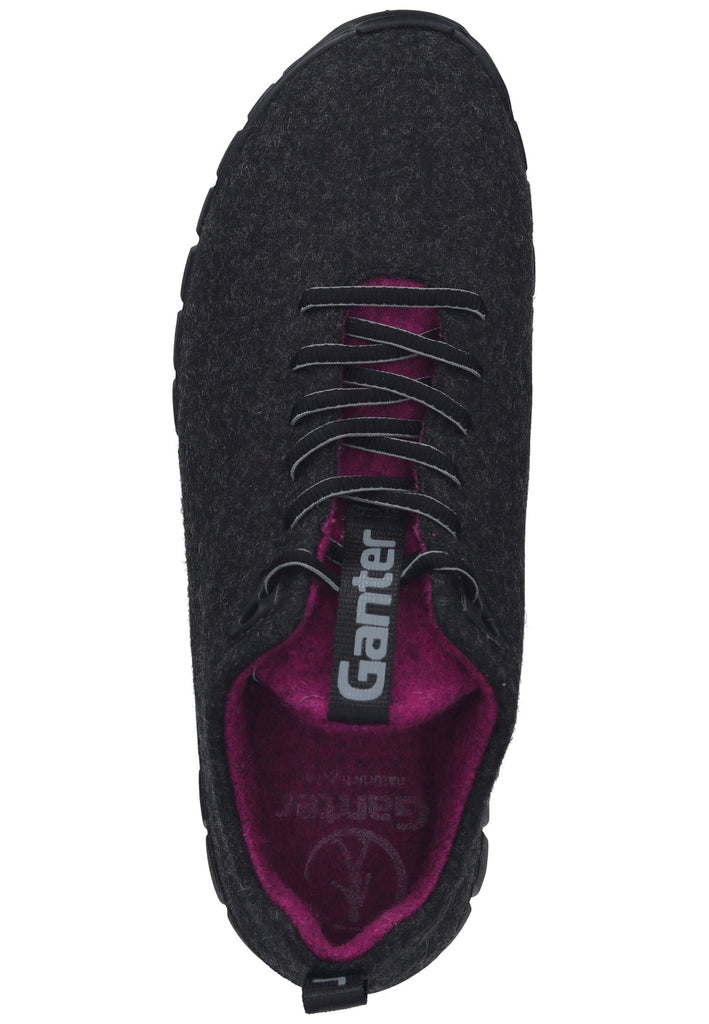 Ganter Sneaker Filz Schwarz/Pink