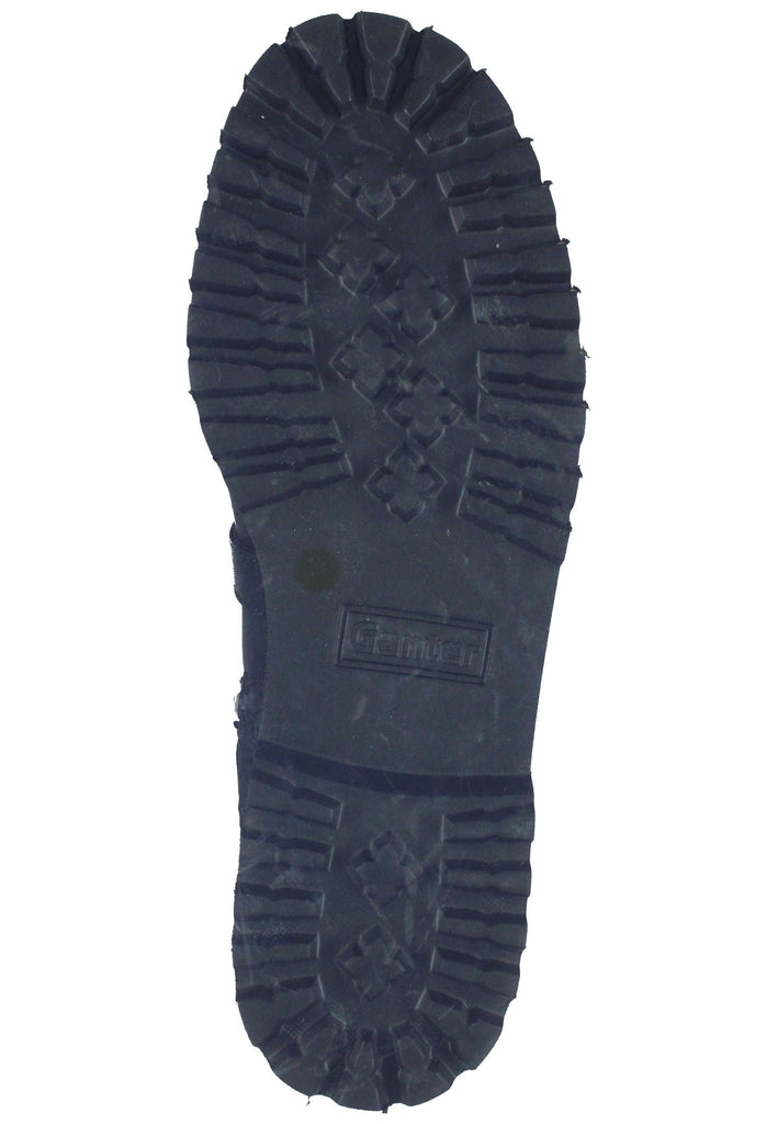 Ganter Stiefelette Nubuk / Naturleder Schwarz