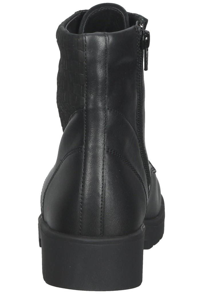 Ganter Stiefelette Nubuk / Naturleder Schwarz Warmfutter