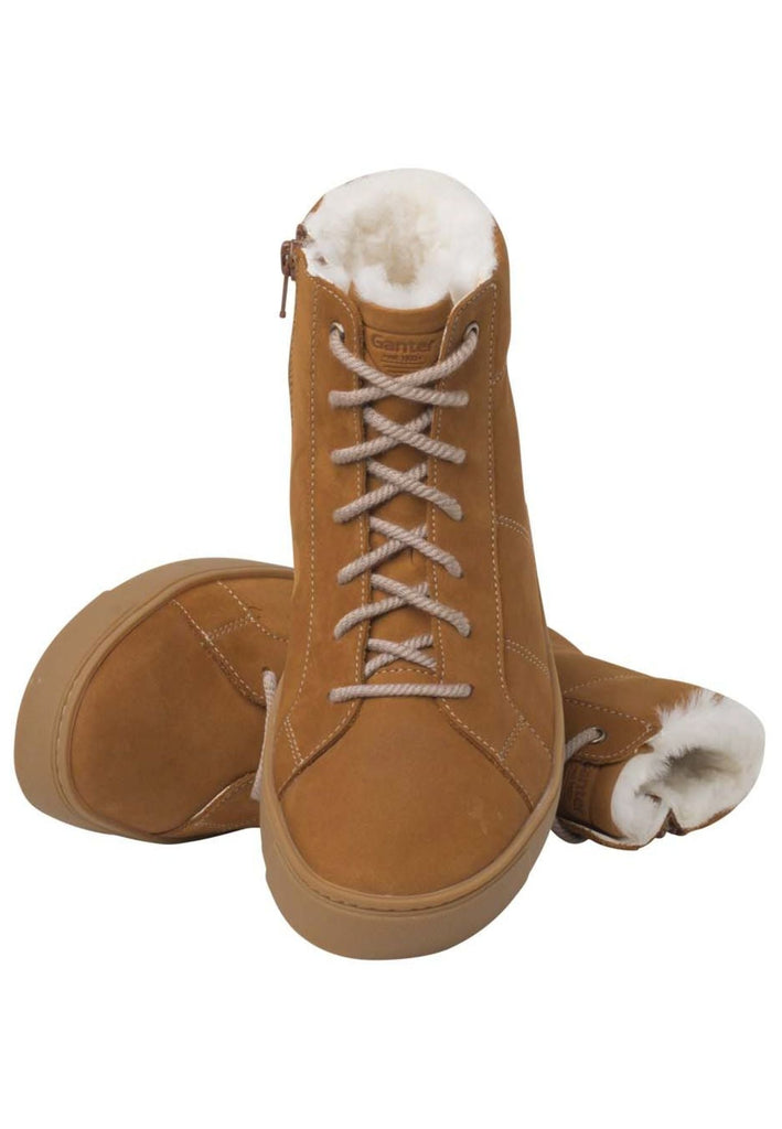 Ganter Stiefelette Nubukleder Nougat Warmfutter