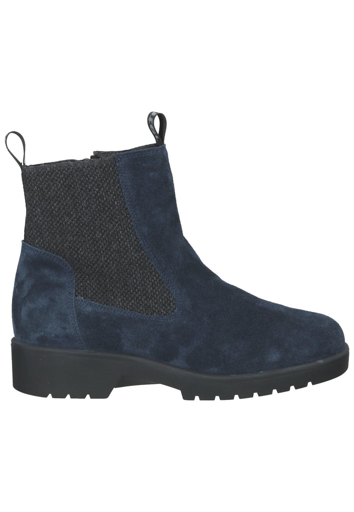 Ganter Stiefelette Veloursleder Blau Warmfutter