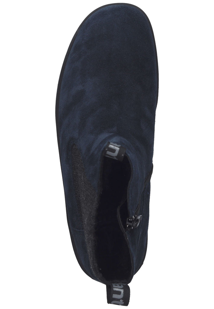 Ganter Stiefelette Veloursleder Blau Warmfutter