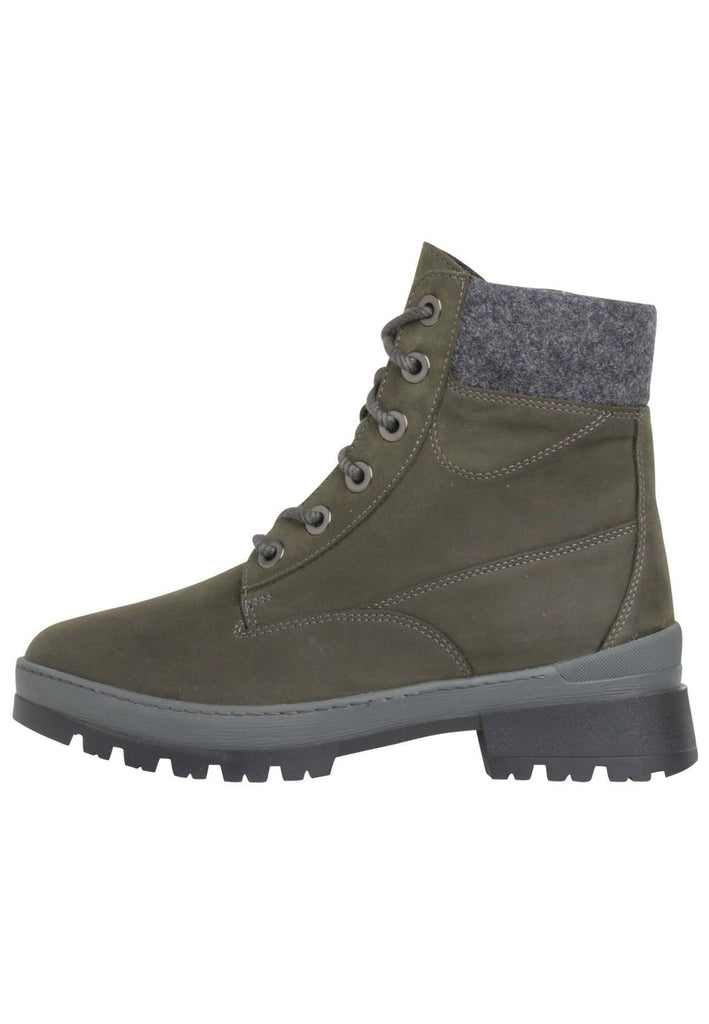 Stiefeletten Ganter Stiefelette Leder/Textil Olive Warmfutter