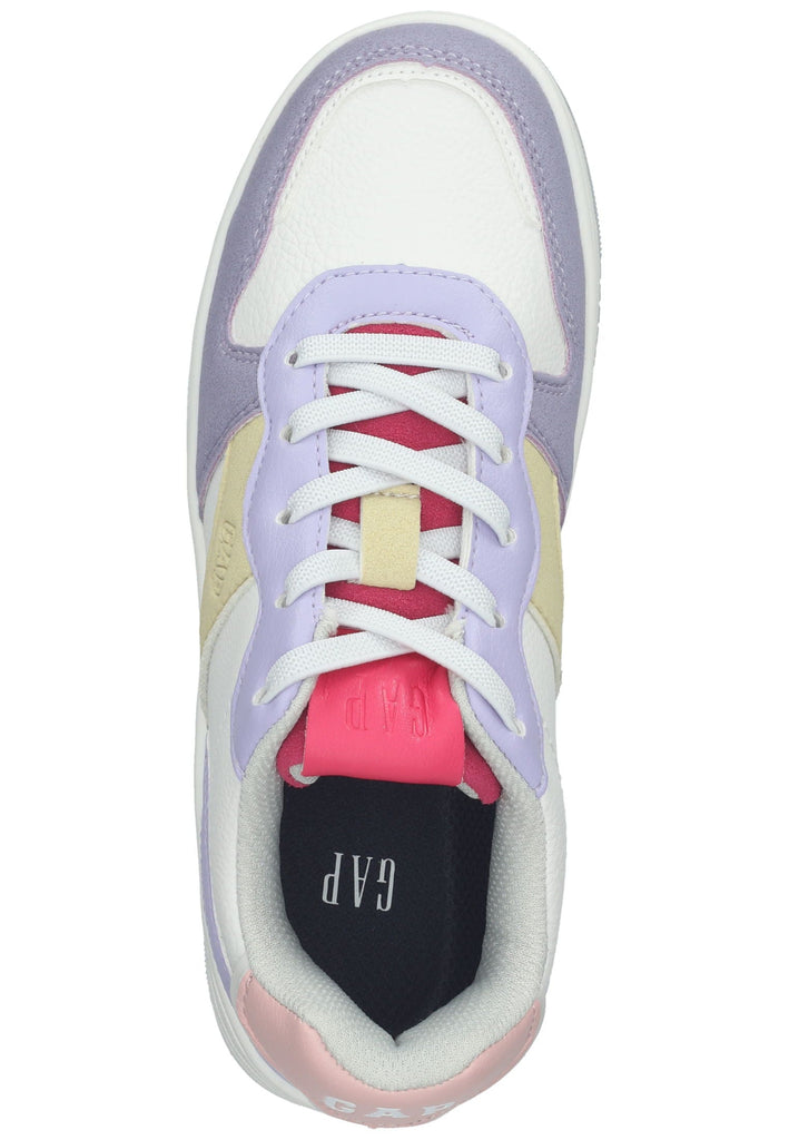 GAP Sneaker Lederimitat/Mesh Weiß Kombi