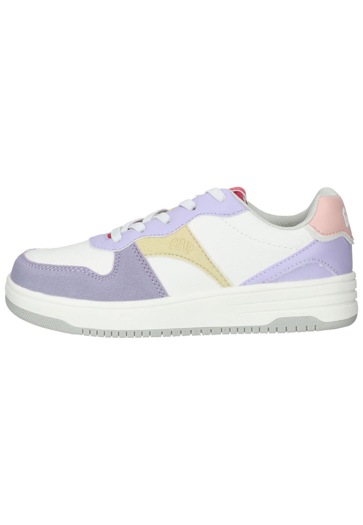 GAP Sneaker Lederimitat/Mesh Weiß Kombi