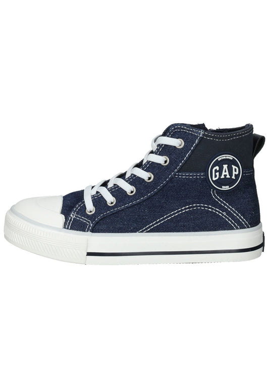 GAP Sneaker Lederimitat/Textil Blau