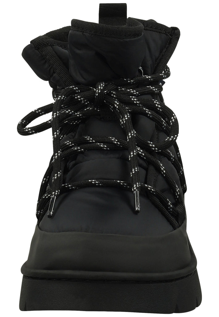 GAP Sneaker Lederimitat/Textil Schwarz Warmfutter