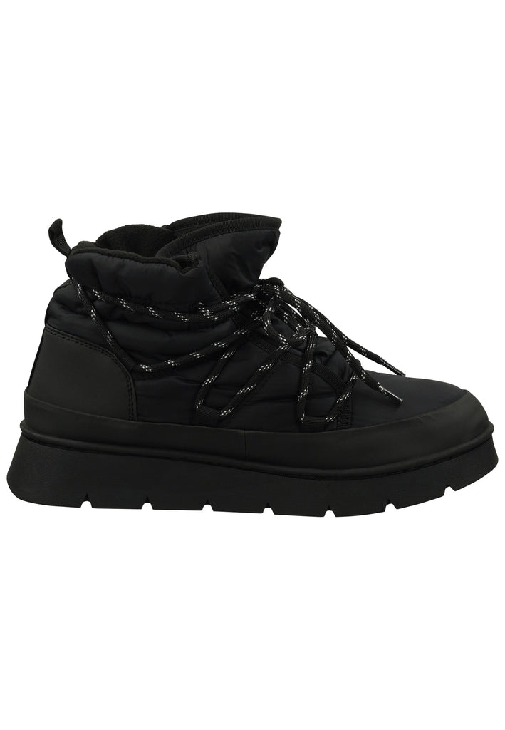GAP Sneaker Lederimitat/Textil Schwarz Warmfutter