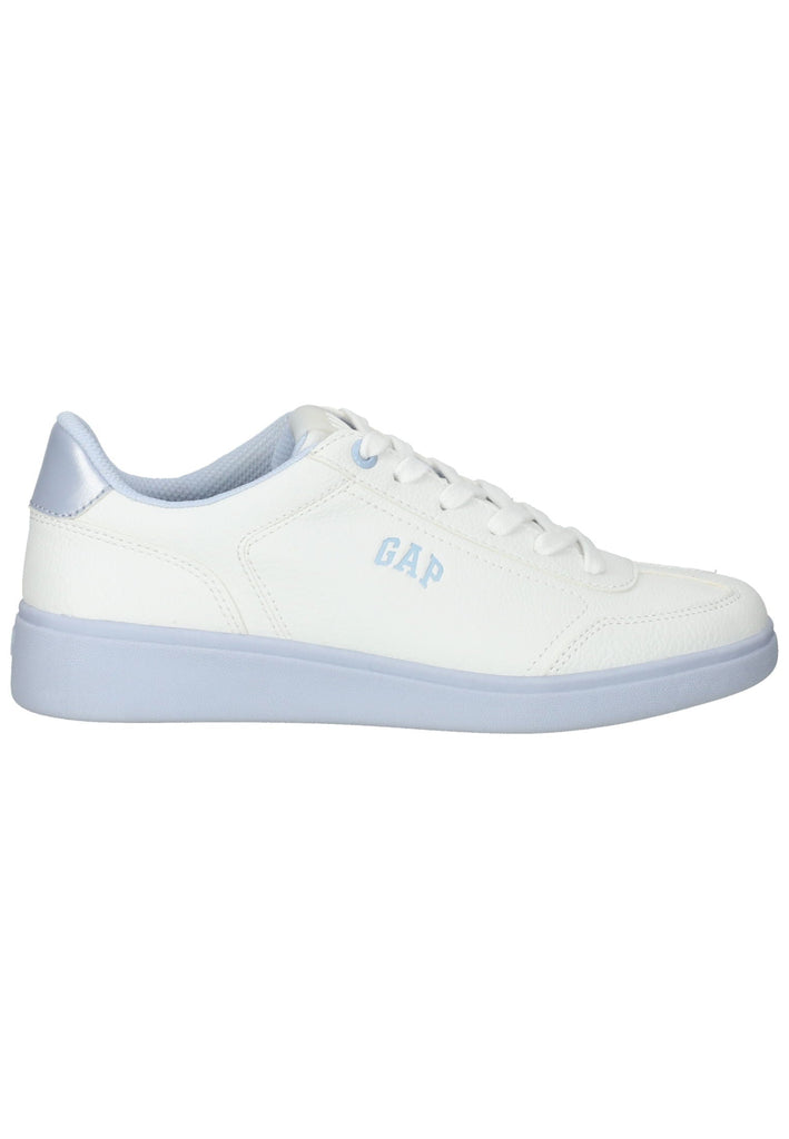 GAP Sneaker Lederimitat Weiß/Blau
