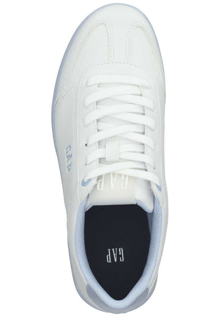 GAP Sneaker Lederimitat Weiß/Blau