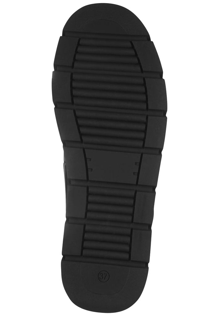 GAP Stiefelette Lederimitat/Textil Schwarz Warmfutter