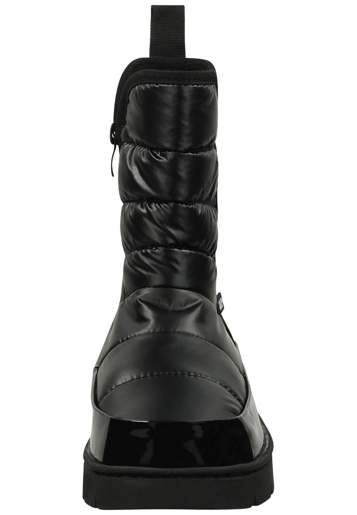 GAP Stiefelette Lederimitat/Textil Schwarz Warmfutter