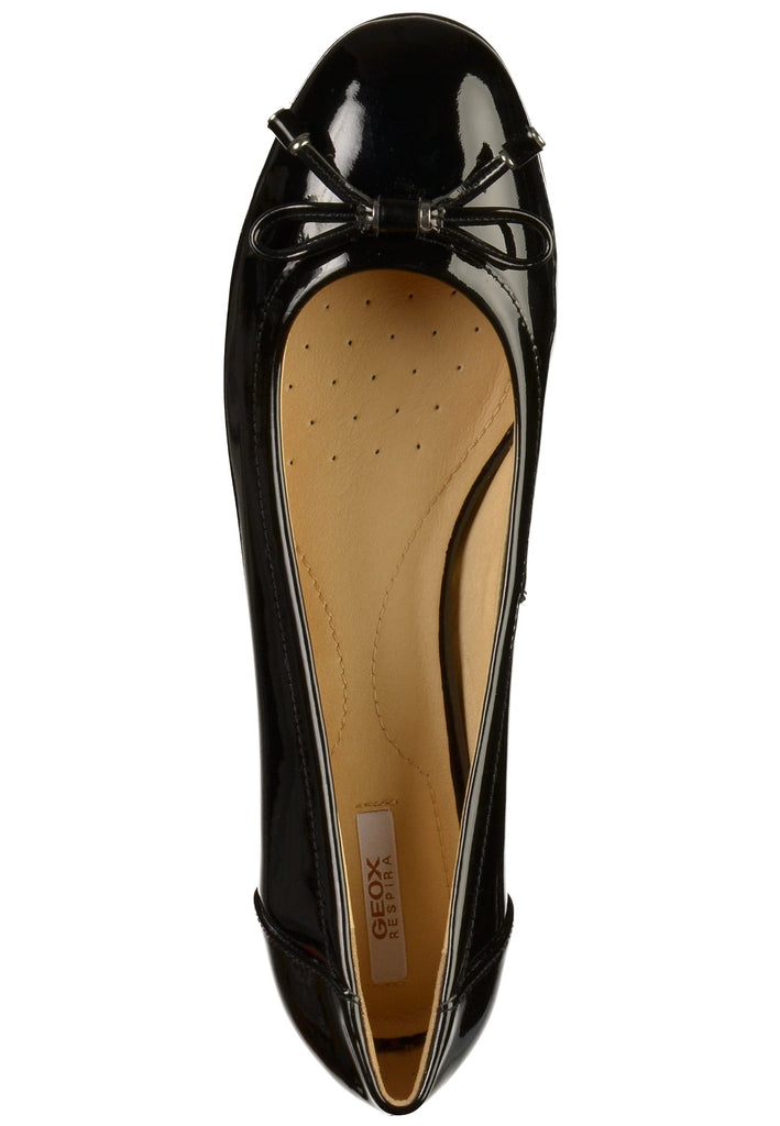 Geox Ballerinas Leder Schwarz