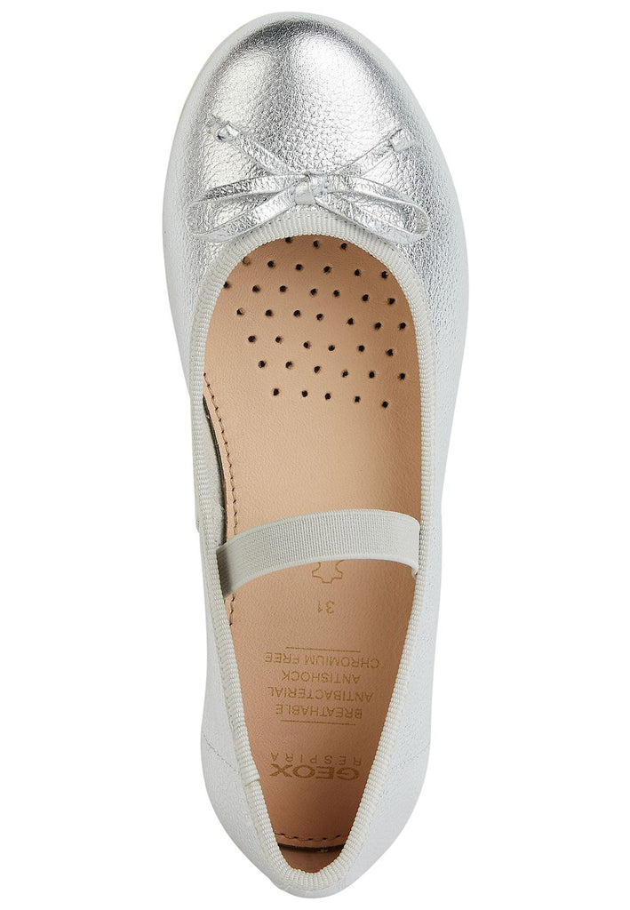 Geox Ballerinas Leder Silber