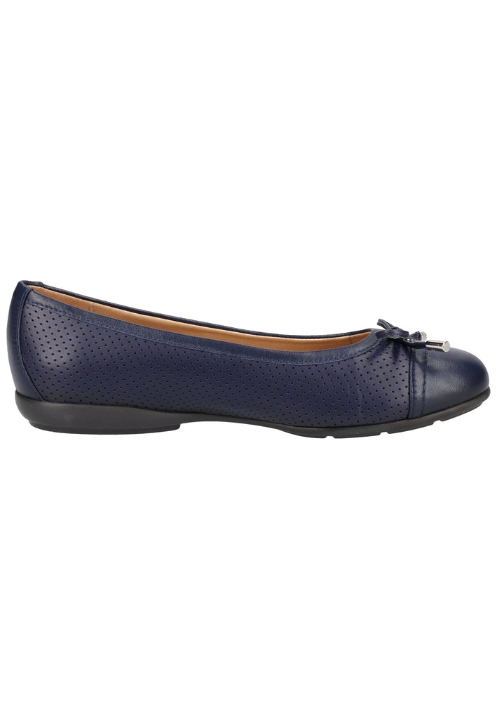 Geox Ballerinas Leder/Synthetik Blau