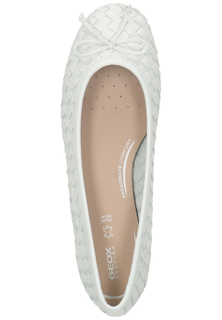 Geox Ballerinas Leder Weiß