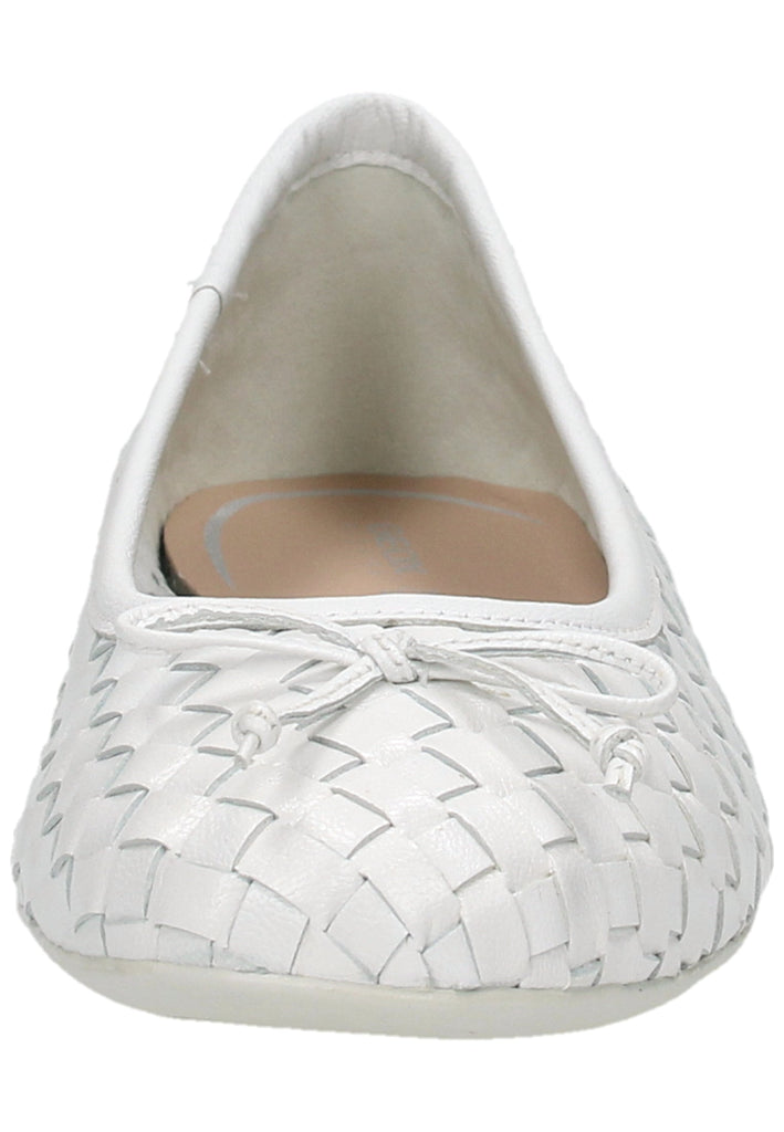 Geox Ballerinas Leder Weiß