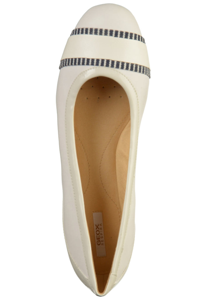 Geox Ballerinas Leder Weiß