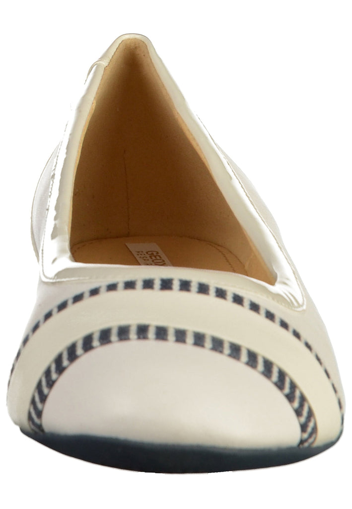 Geox Ballerinas Leder Weiß