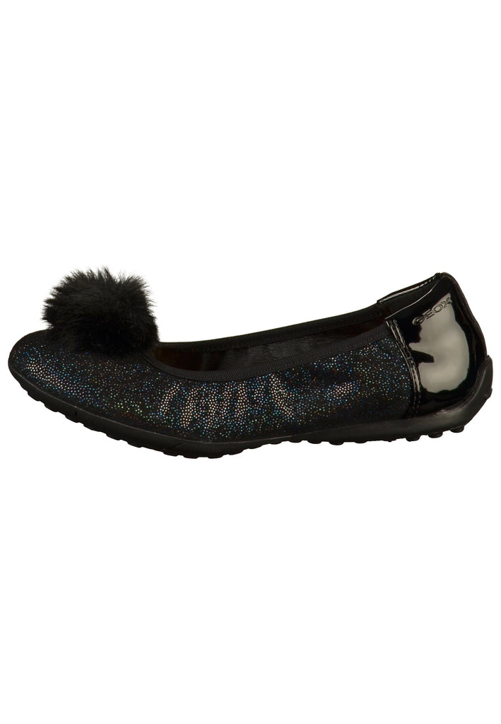 Geox Ballerinas Lederimitat Schwarz
