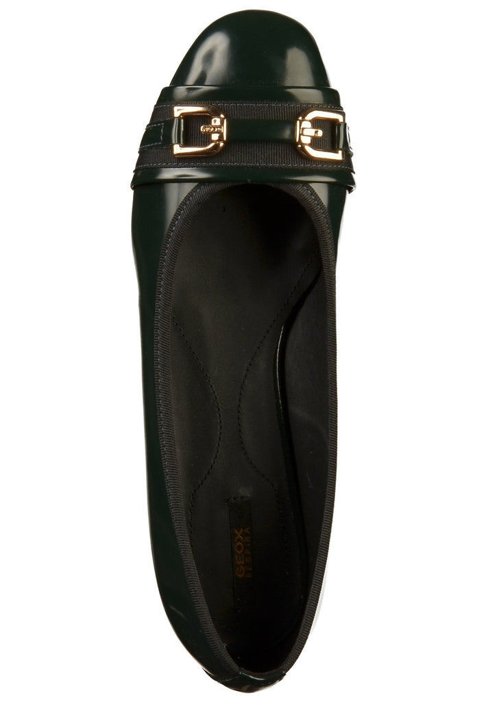 Geox Ballerinas Lederimitat/Textil Grün