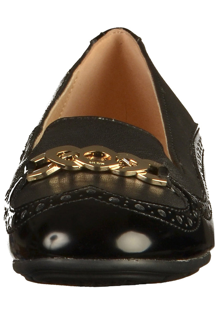Geox Ballerinas Nappaleder Schwarz