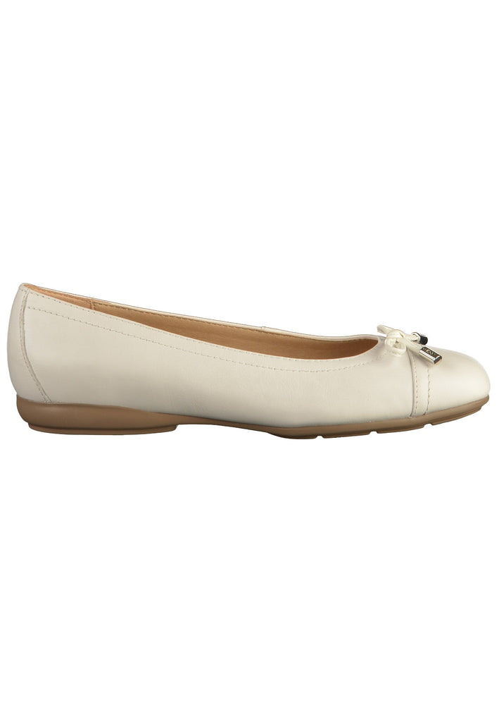 Geox Ballerinas Nappaleder Weiß
