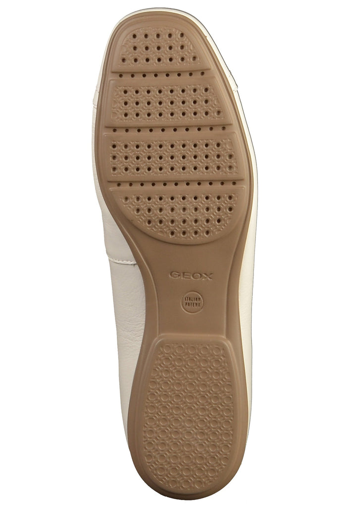 Geox Ballerinas Nappaleder Weiß