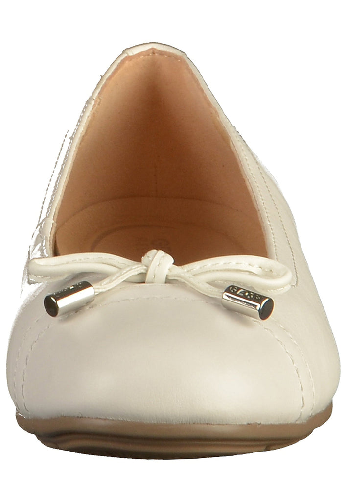 Geox Ballerinas Nappaleder Weiß