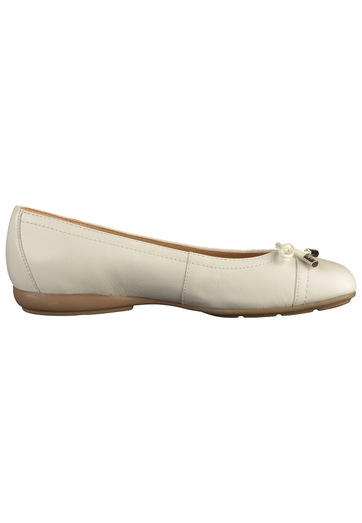 Geox Ballerinas Nappaleder Weiß