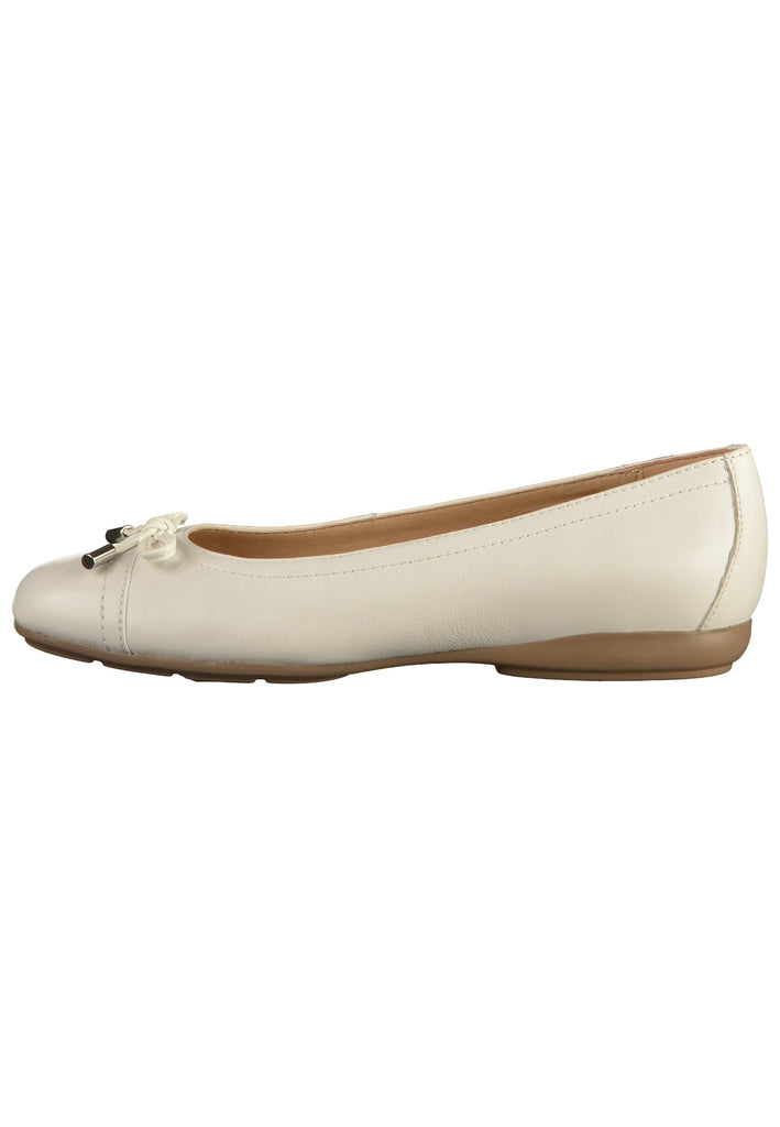Geox Ballerinas Nappaleder Weiß