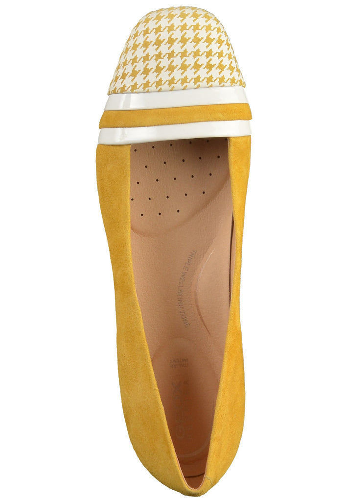 Geox Ballerinas Veloursleder Gelb