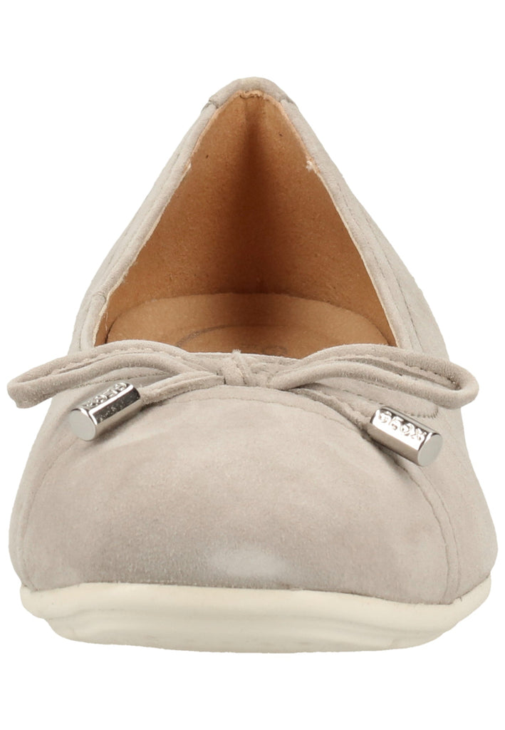Geox Ballerinas Veloursleder Grau