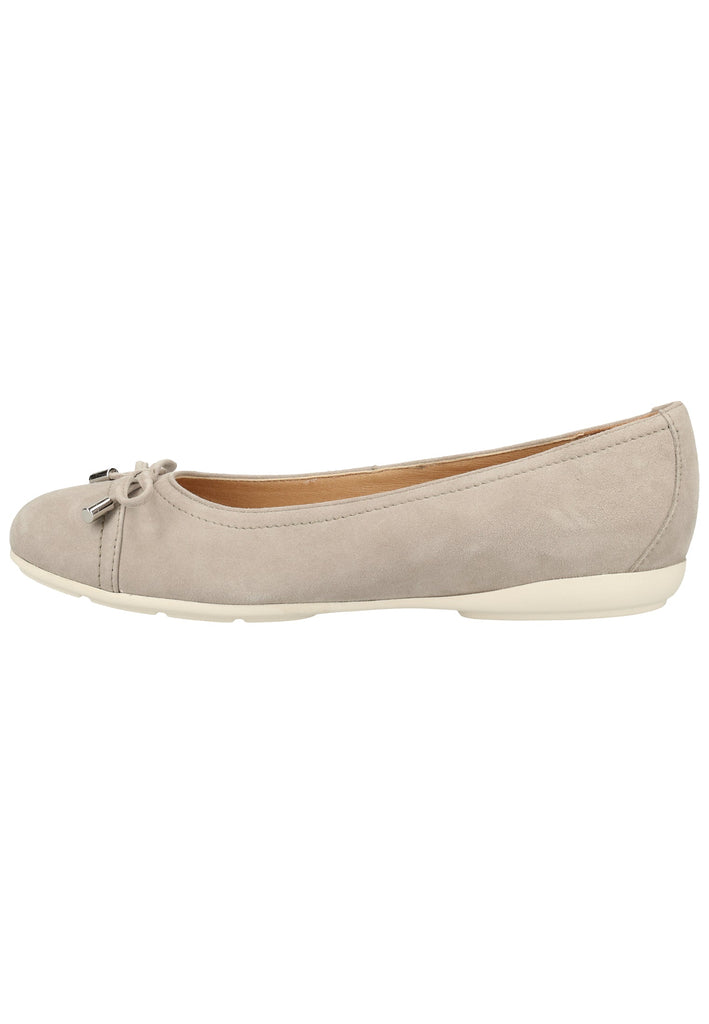 Geox Ballerinas Veloursleder Grau