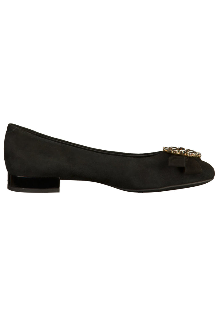 Geox Ballerinas Veloursleder Schwarz