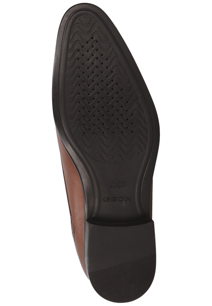 Geox Businessschuhe Glattleder Cognac