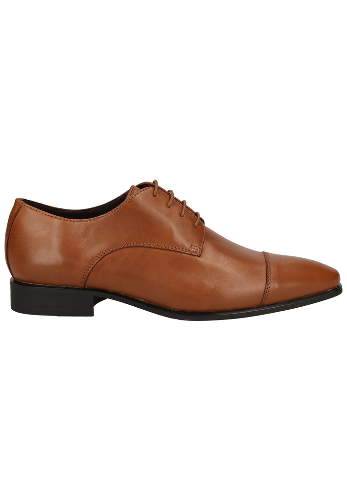 Geox Businessschuhe Glattleder Cognac