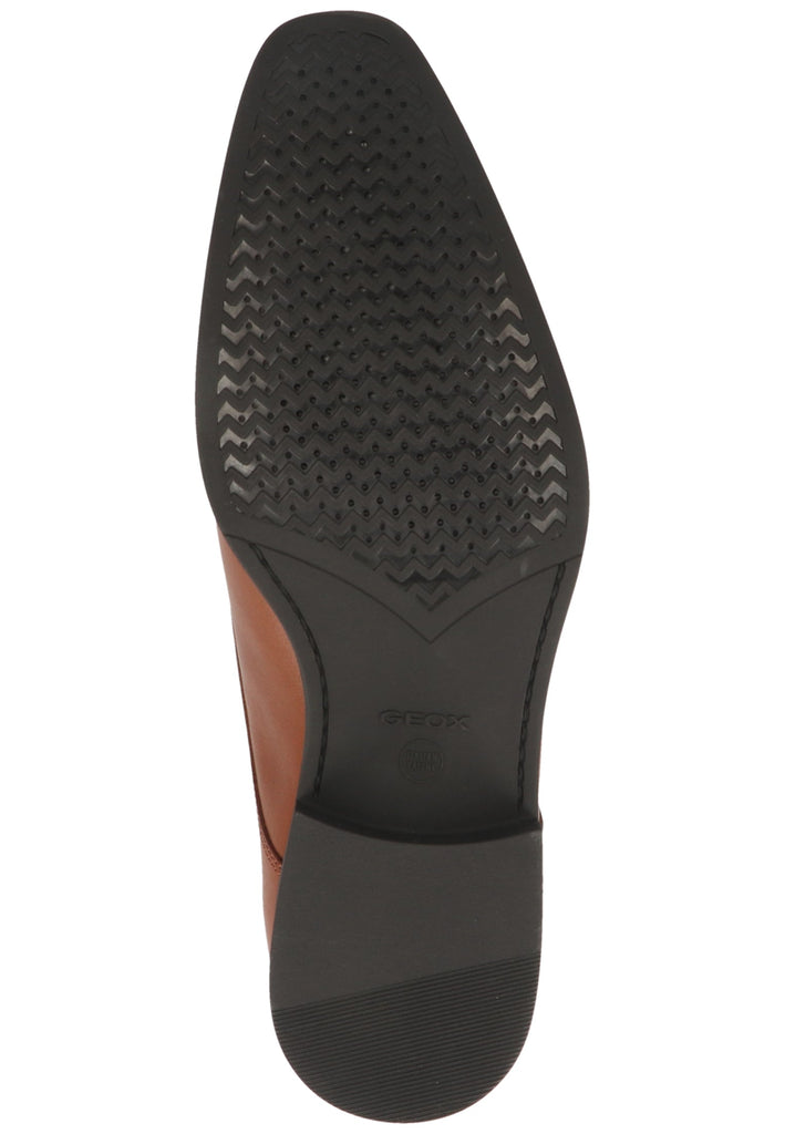 Geox Businessschuhe Glattleder Cognac
