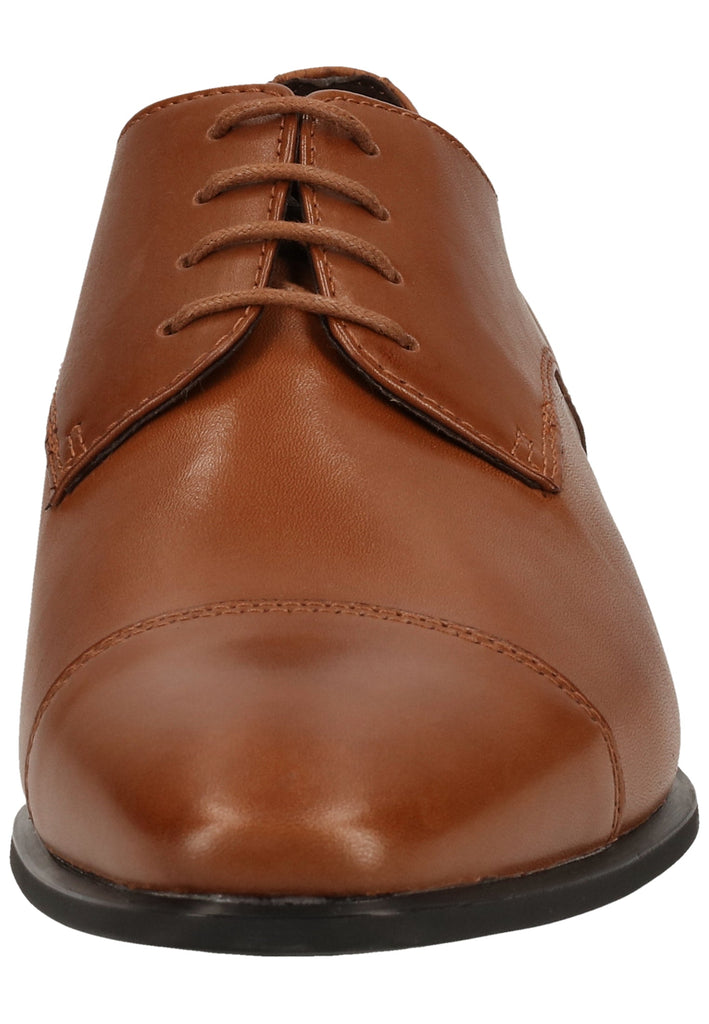 Geox Businessschuhe Glattleder Cognac
