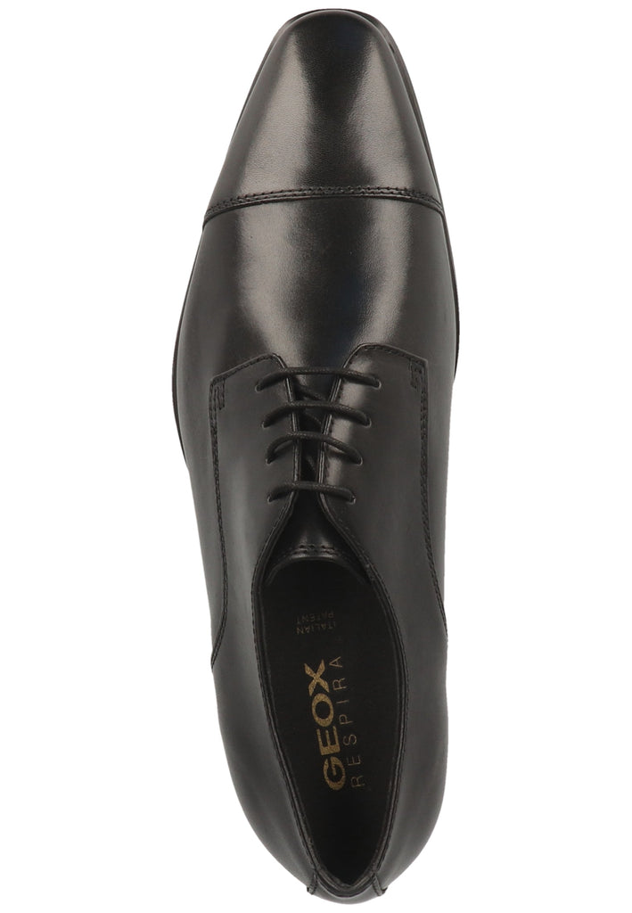 Geox Businessschuhe Glattleder Schwarz