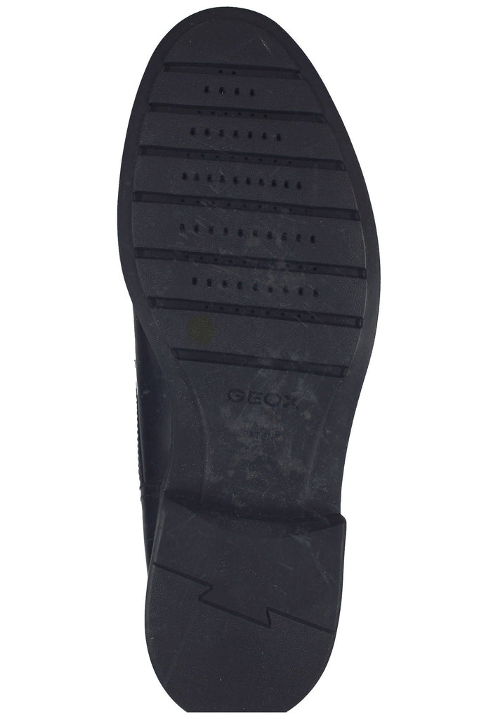 Geox Businessschuhe Leder/Textil Schwarz