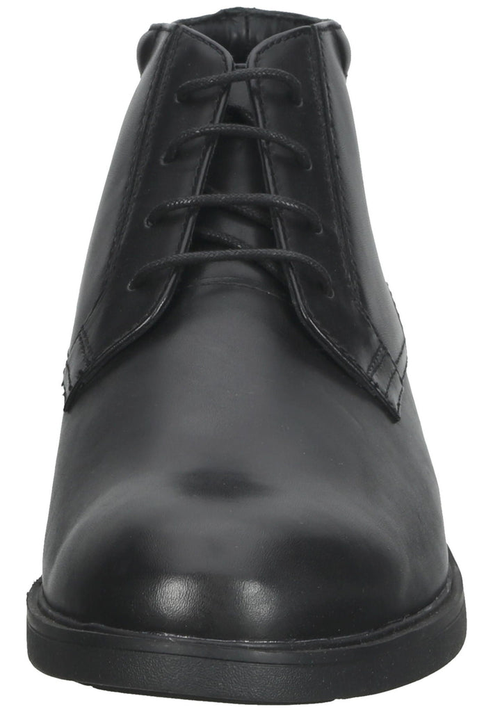 Geox Businessschuhe Leder/Textil Schwarz