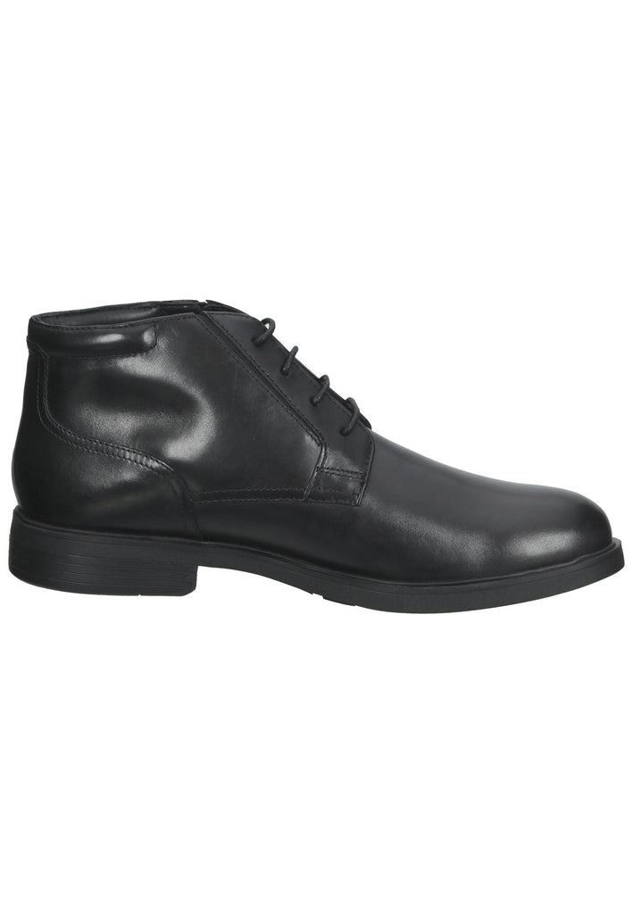 Geox Businessschuhe Leder/Textil Schwarz