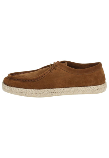 Halbschuhe Geox Halbschuhe Veloursleder Mittelbraun