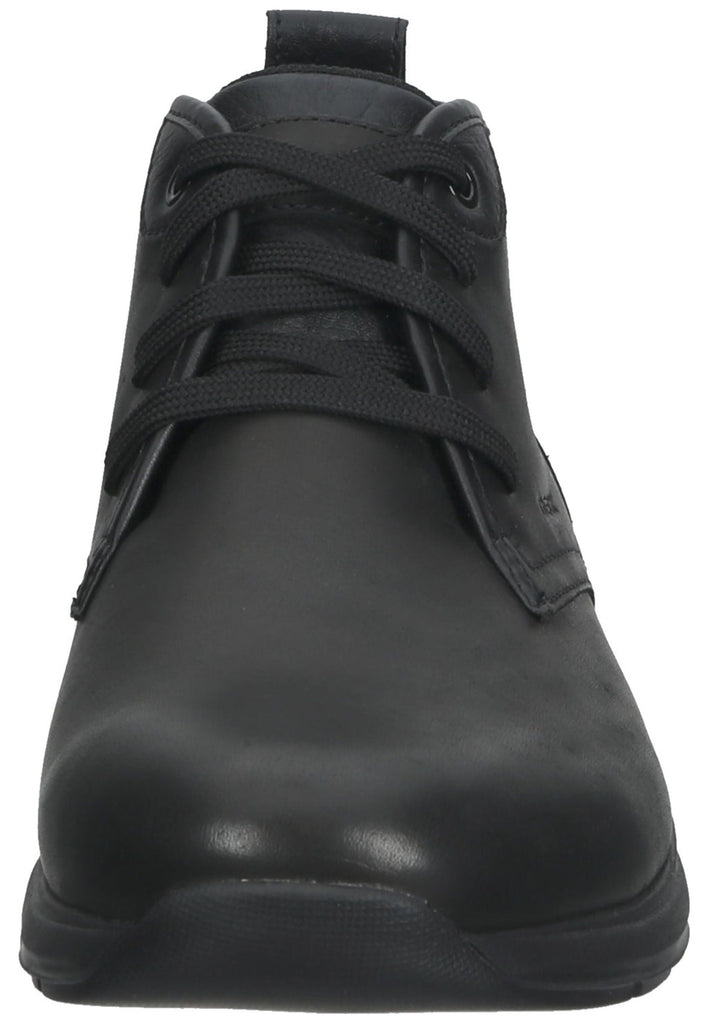 Geox Halbschuhe Glattleder Schwarz