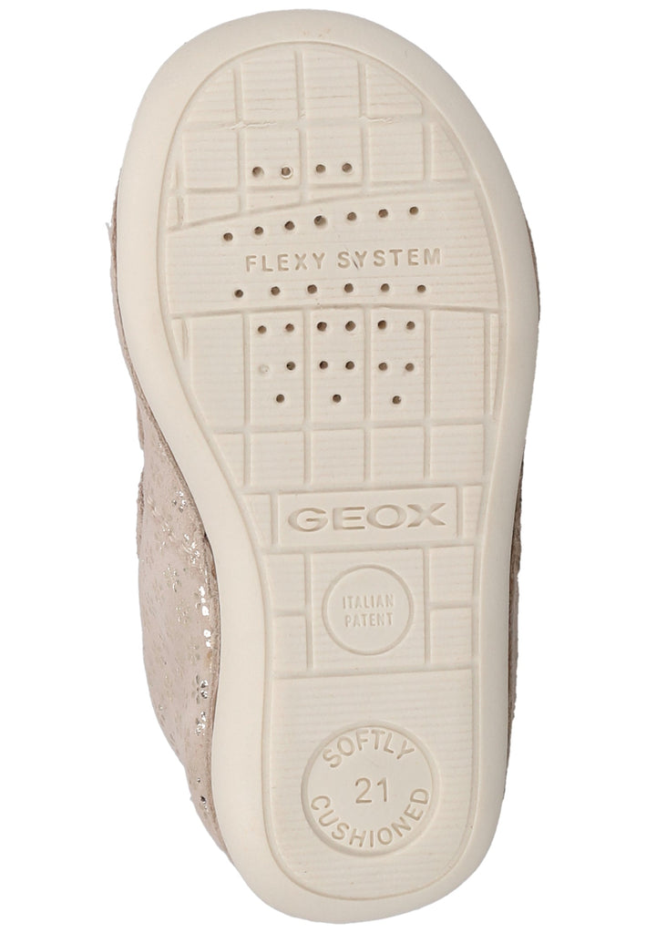Geox Halbschuhe Leder Beige/Gold