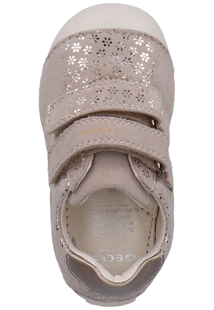 Geox Halbschuhe Leder Beige/Gold